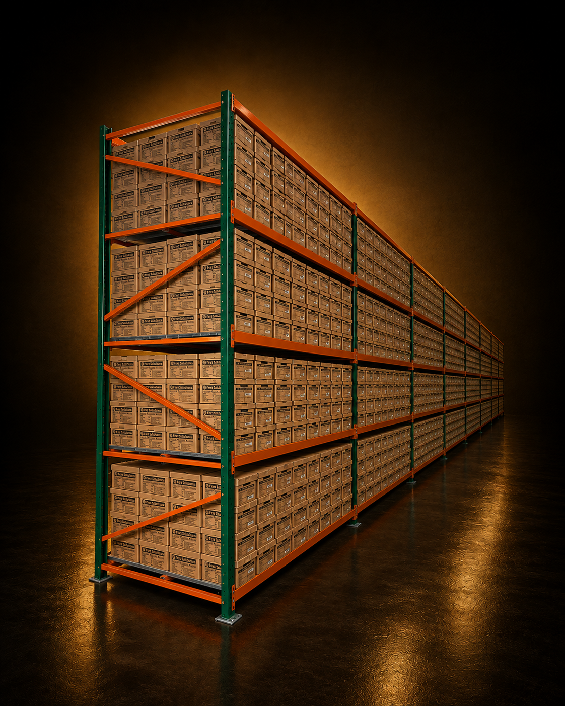 Heavy duty warehouse racking project