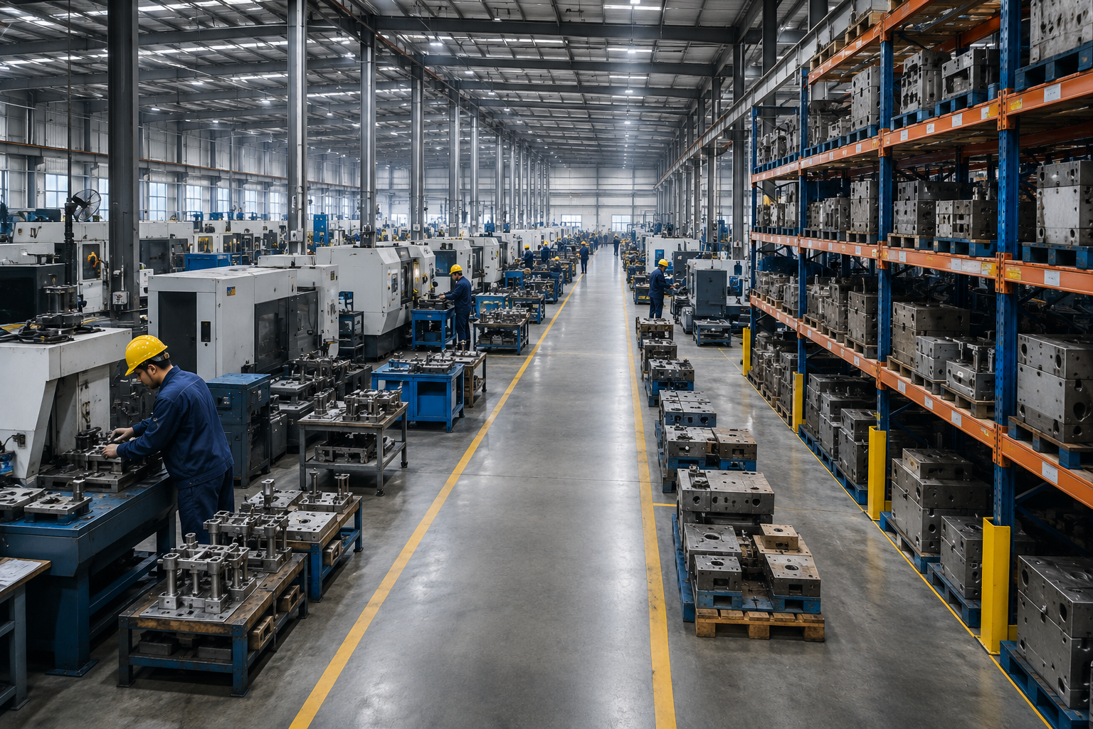 Storage solutions for manufacturing facilities