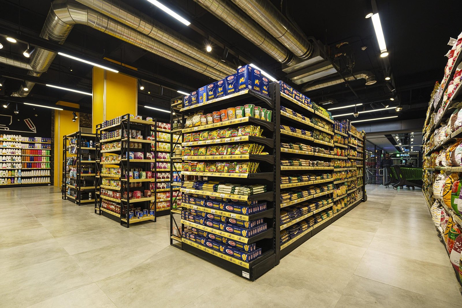 Storage systems for retail and supermarkets